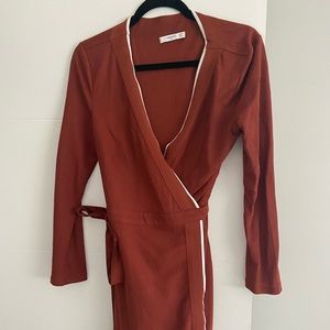 Mango wrap dress